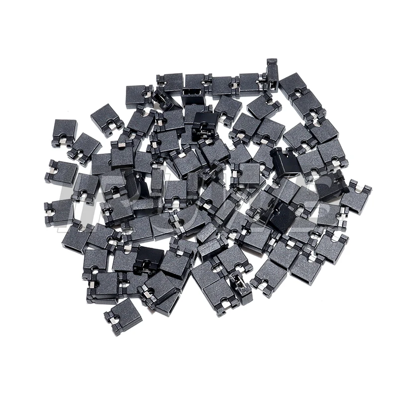 100PCS 2.54MM Pin Header Jumper Blocks Connector For 3 1/2 Hard Disk Drive CD/DVD Drive Motherboard or Expansion Card G25