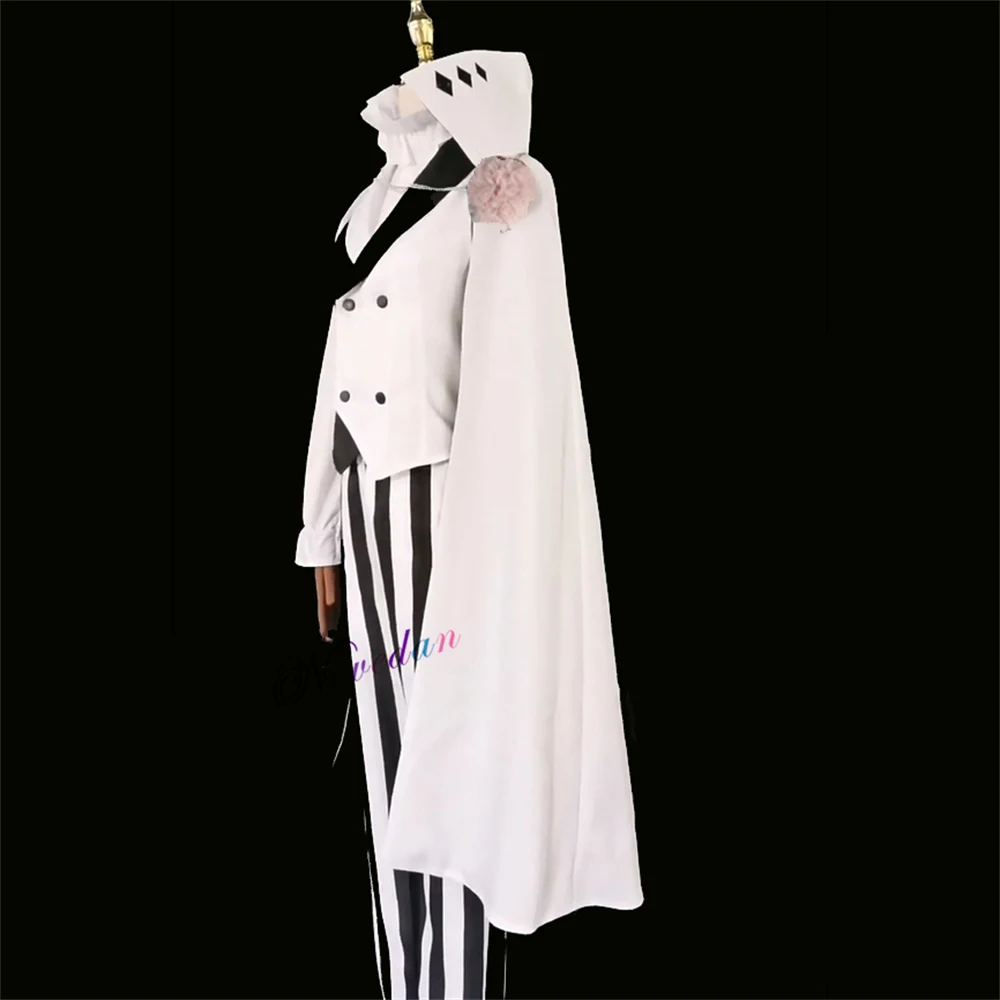 Stray Dogs Season 4 Nikolai Gogol Cosplay Costume Cloak Cape Uniform Shoes Wig Anime Hunter Dogs Halloween Costume