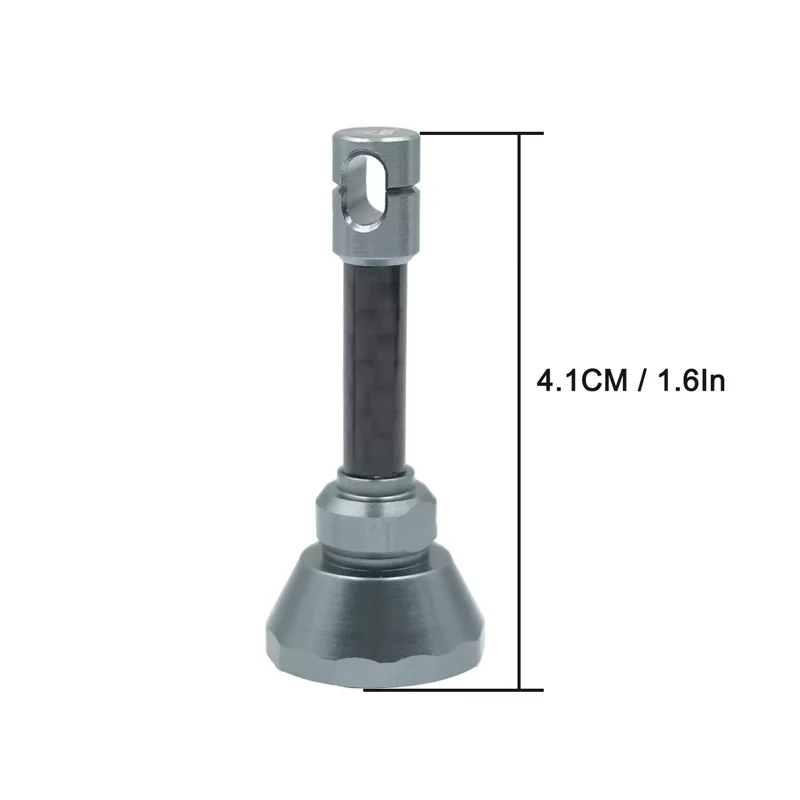 Soporte para Carrete de Pesca Daiwa y Shimano, 41mm, Color Humo