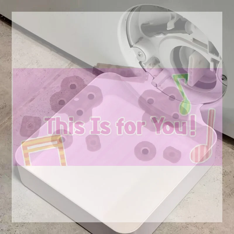 1Pc Washing Machine Drainage Tray 3D Printing Drain Funnel Tray For Cleaning Lint Filters Water Catch Tray Stops Floor Spills