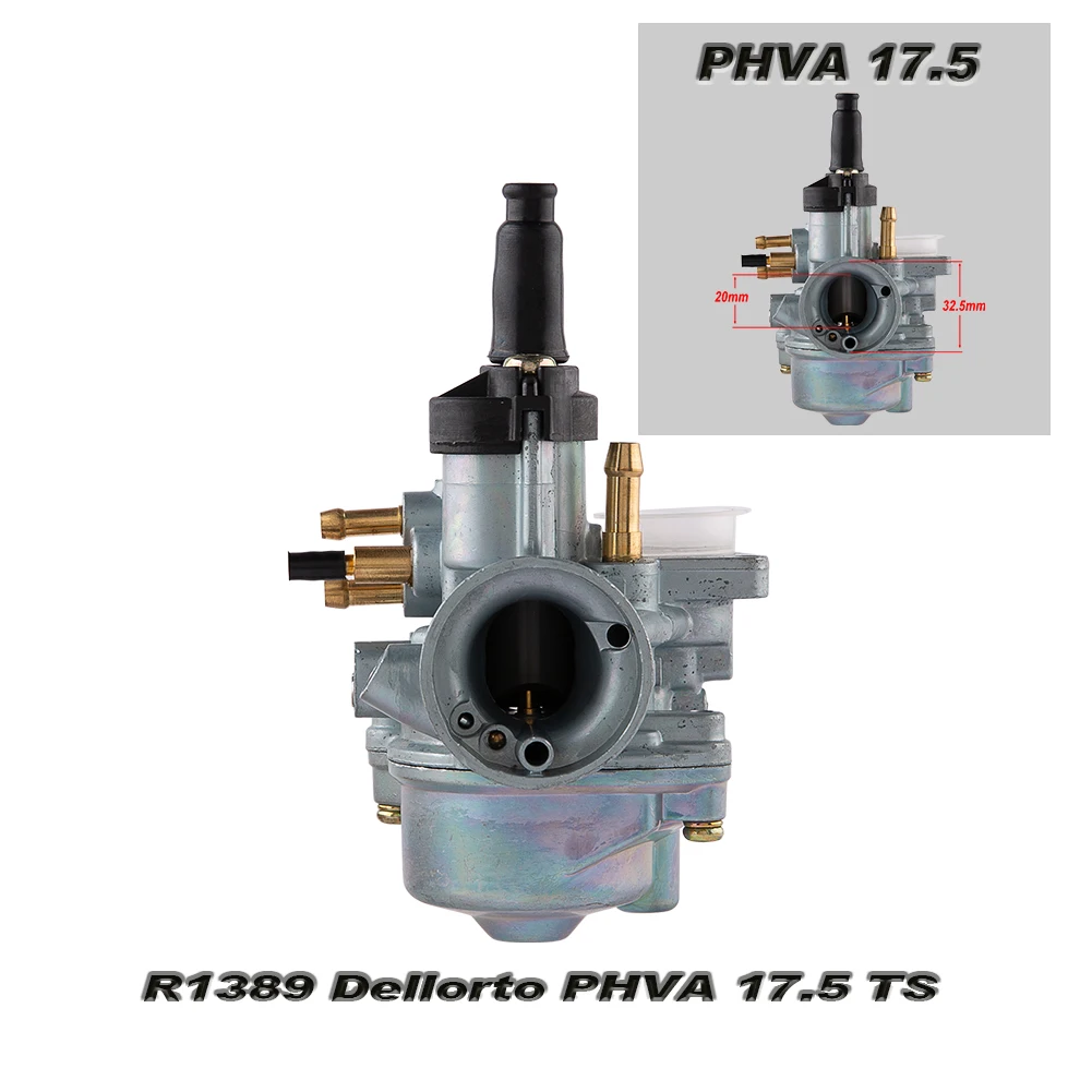 Carburetor For Dellorto PHVA 17.5 US For Honda Kymco SYM Peugeot 2T 50 50cc SH SA SXR Super 8 9 Yup Jet 4R Dink Moped Scooter