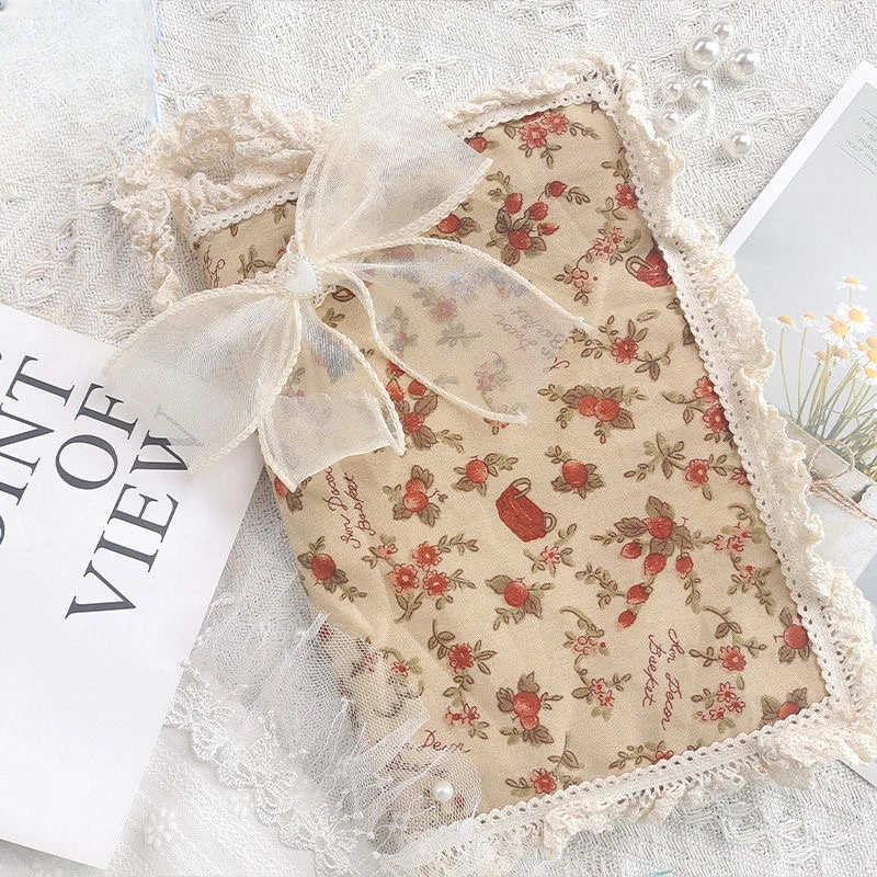 【Retro floret】Original Handmade A5A6 Notebook Covers Protector Book Sleeve Crafted Fabric Products Diary Cover,in Stock