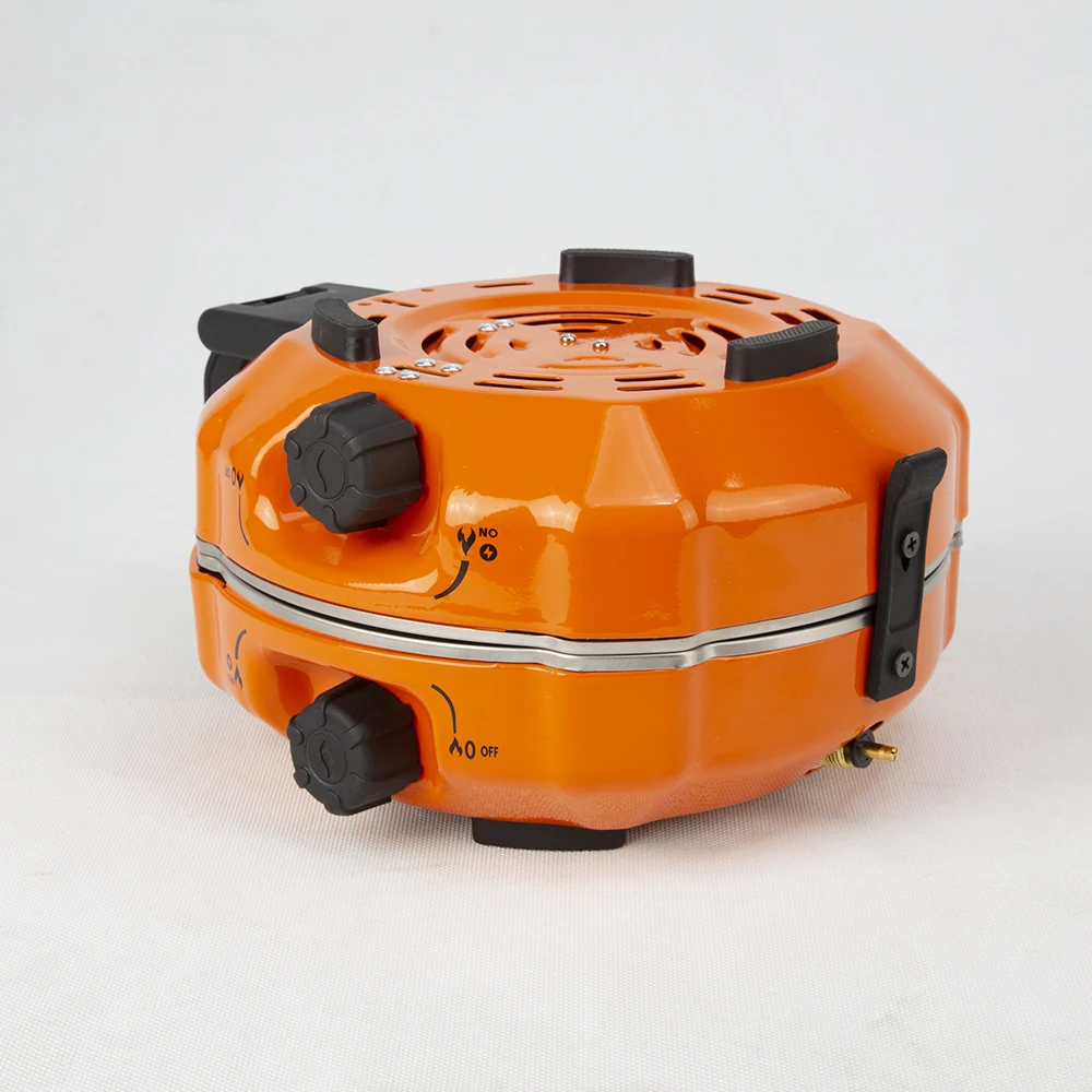 

Lightweight Two-Burner Foldable Butane Stove Stainless Steel Outdoor Kitchen for Campers Preppers Overlanders for BBQ