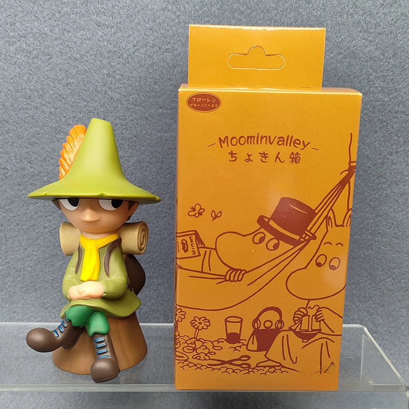 Figura de Anime Moomin Fat Family Snufkin Little My Snorkmaiden modelo alcancía juguetes figuras colección adornos regalos para niños