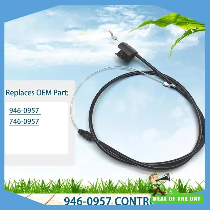 24-Hour Delivery Engine Zone Control Cable For Troy-Bilt MTD Push Walk-Behind Mowers- 946-0957& 746-0957 Man Yard Machine Access