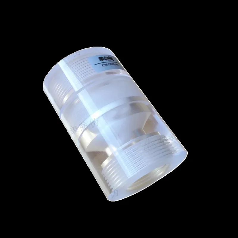 DN15-25 Check Valve Transparent Plexiglass Chlorine Dioxide Generator Accessories