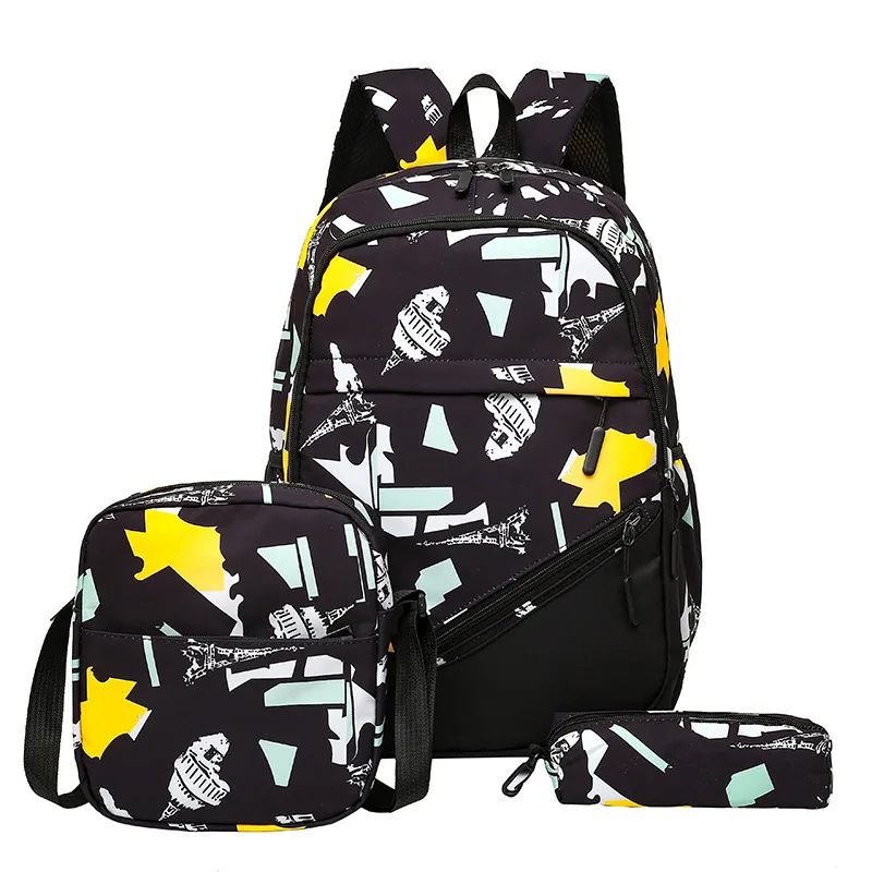 Teenagers School Backpack For Children Student School Bags teens Schoolbag Junior High Boys Waterproof travel laptop backpack