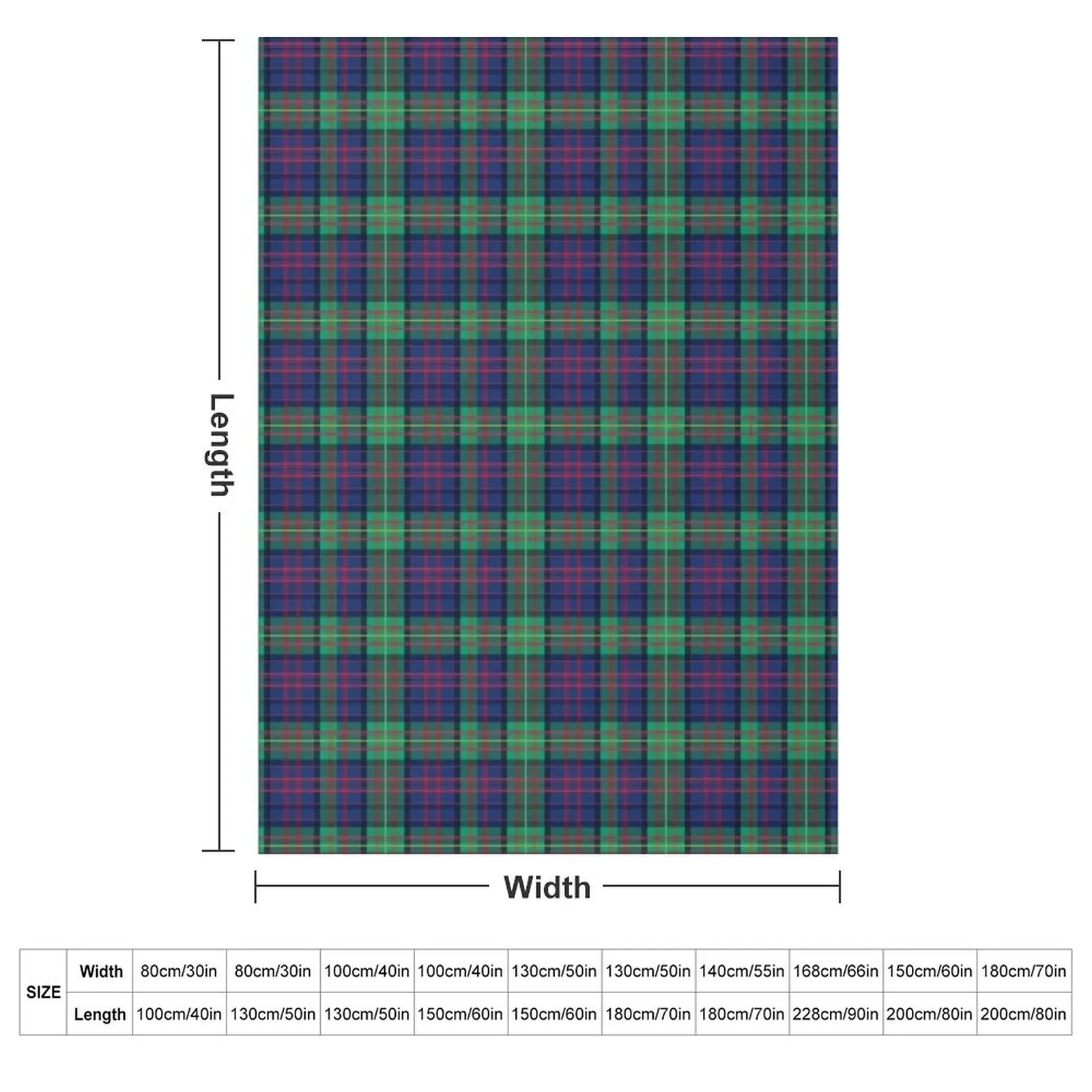 Carnegie Mellon University Tartan Plaid Throw Blanket Tourist warm winter Luxury Brand Hairy Blankets