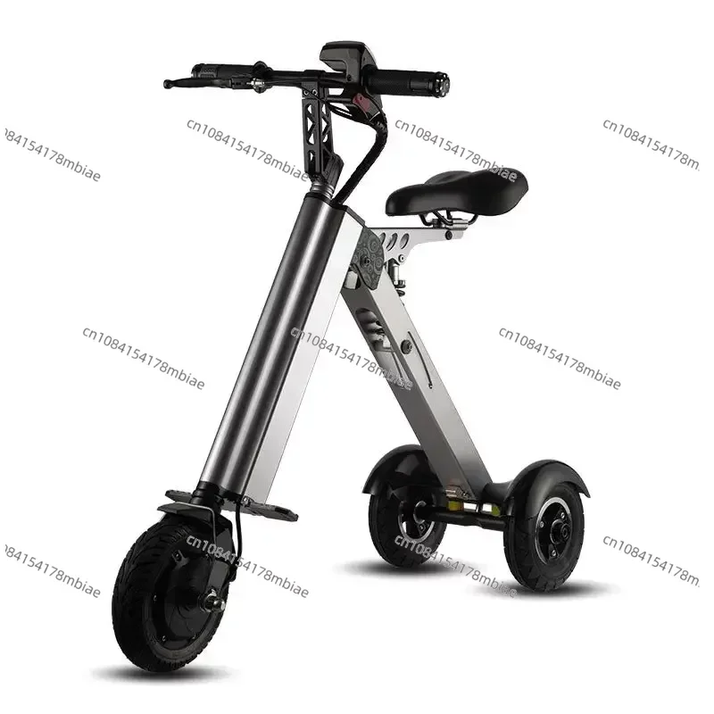 For K7  Simple Shape Mini E-BikeThree-wheel Foldable Electric Scooter For Adult Intelligent Electric Bike Bicycle 250W 36V 7.8Ah