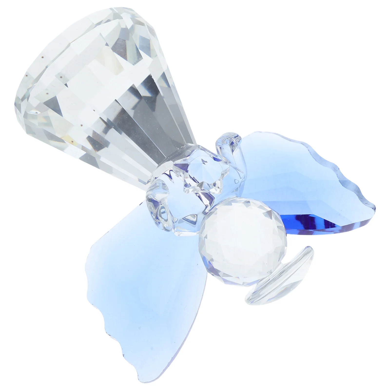 

Crystal Angel Sculpture Adorable Shining Decoration Desktop Delicate Crystal Craft Angel Statue