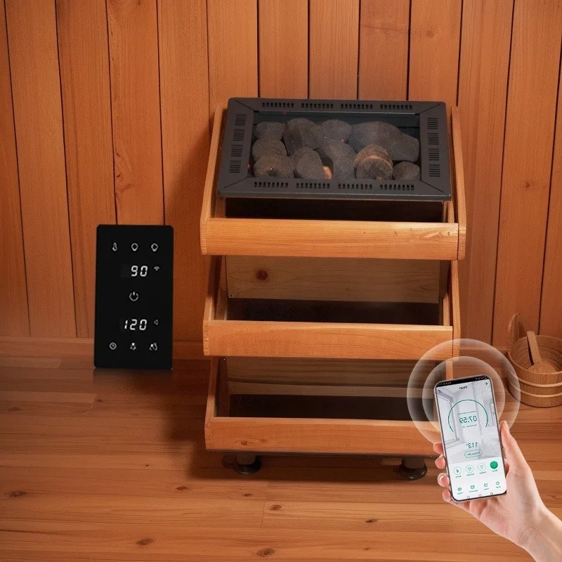 Manufacturing electric heating element liquid crystal controller for sauna stoves