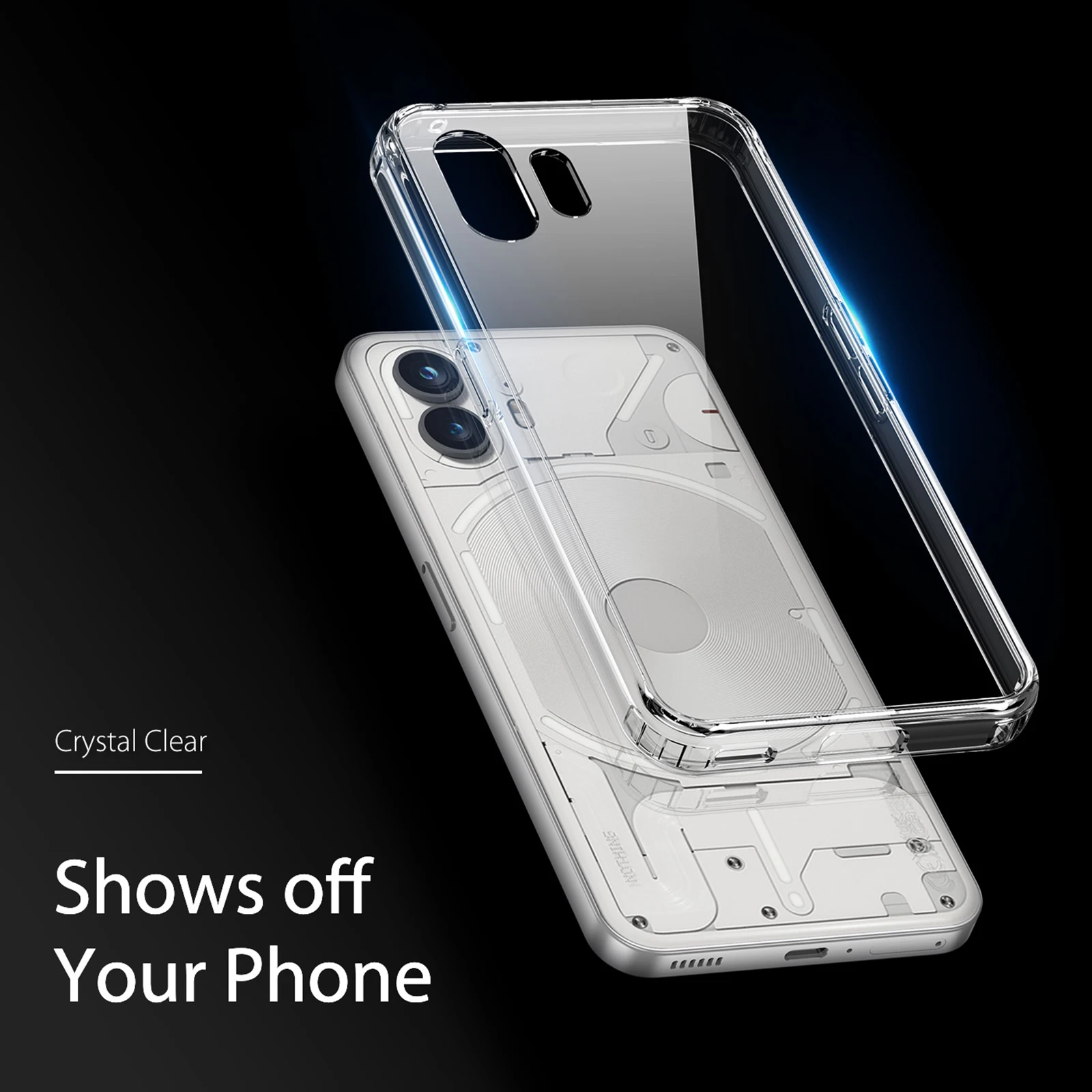 DUX DUCIS Bayer's TPU + PC Material Full Protection Case For Nothing Phone 2 Two 1 One Transparent Shockproof Armor Back Cover