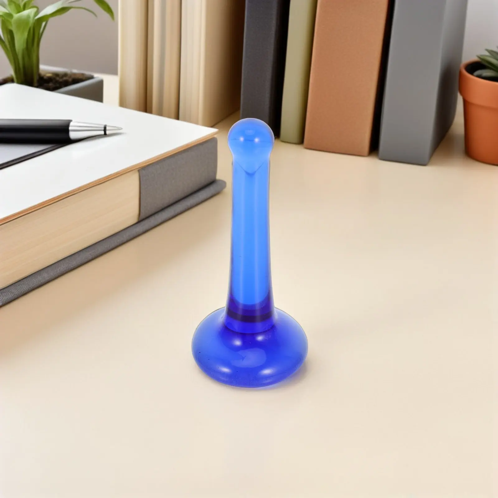 

Glass Muller for Painting - Crystal Glass Grinding Pestle with Ergonomic Handle for Fine Pigment Grinding Watercolor Oil Art