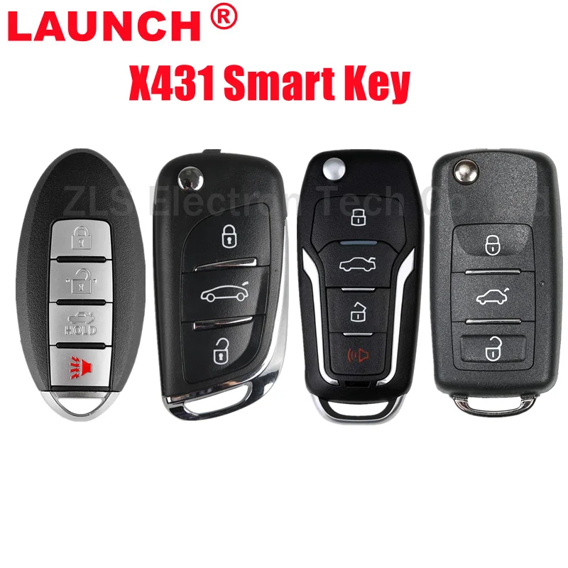 Launch X431 Universal Smart Key for Nissan/V W/For d/Peugeot used with IMMO Elte/IMMO Plus PAD V VII Programmer Remote Maker