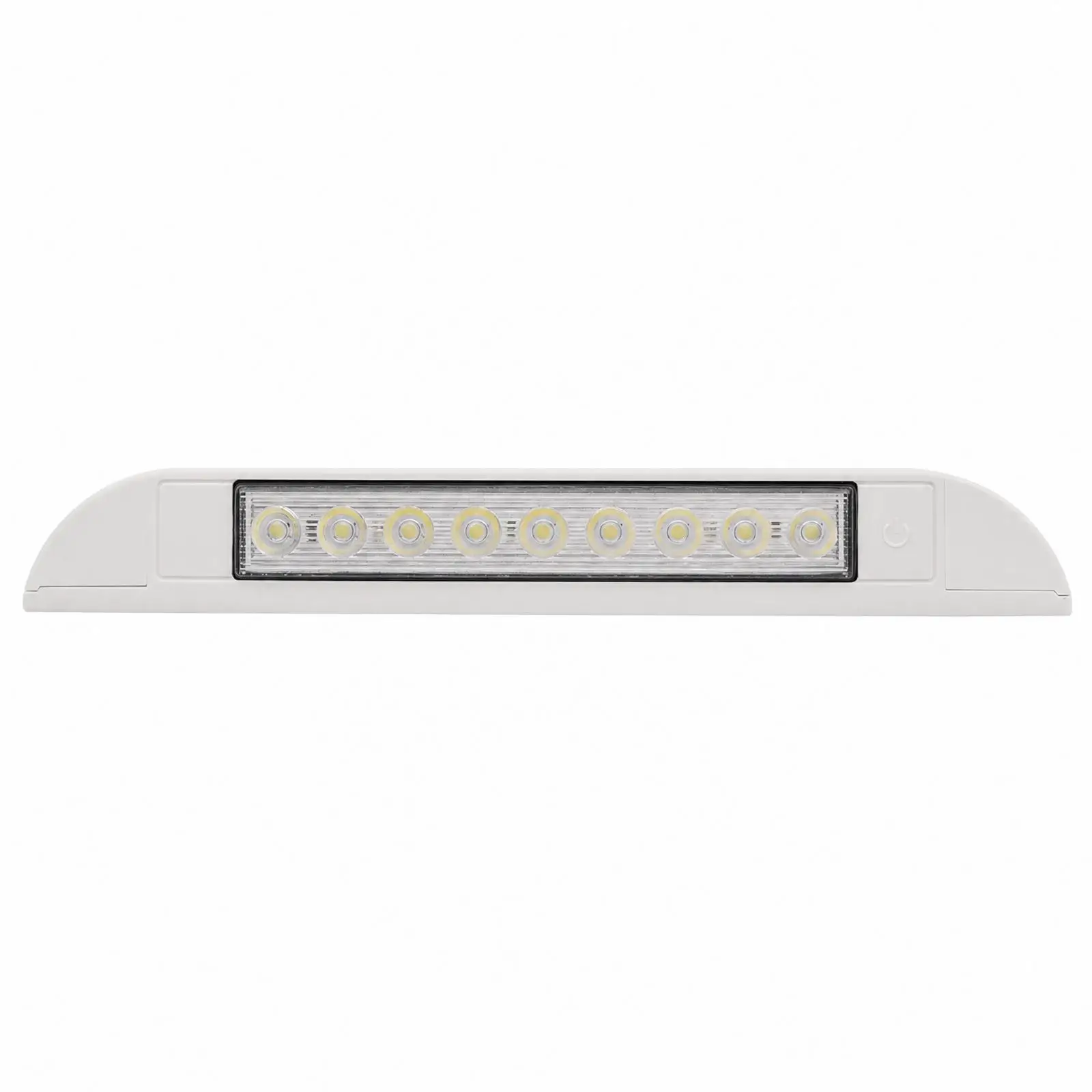 Low Profile RV Porch Light LED Ceiling Lamp for Camper Trailer Boat Interior Lighting Fixture PC Housing Clear Lens