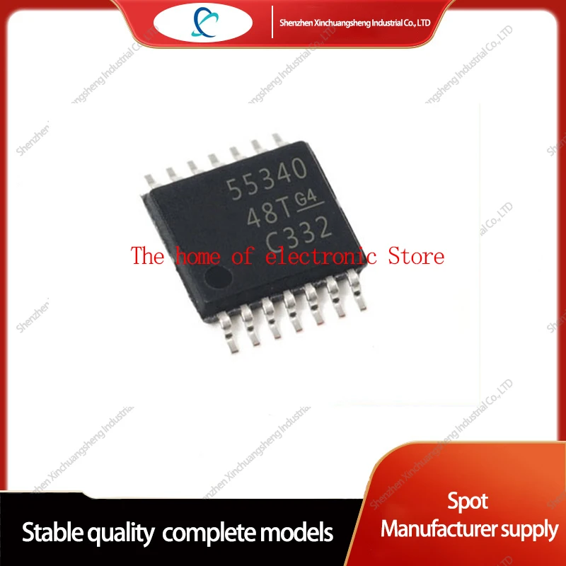 

10PCS TPS55340PWPR TPS55340 Switching Regulator IC Positive, Isolation Capable Adjustable 2.9V 1 Output 5.25A 14-Power TSSOP