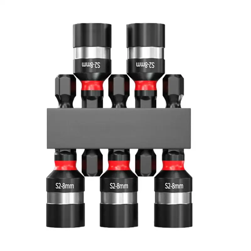 

Nut Driver Set Nut Driver Set For Drill 5x Quick Change Tool Magnetic Socket For Automotive Repair