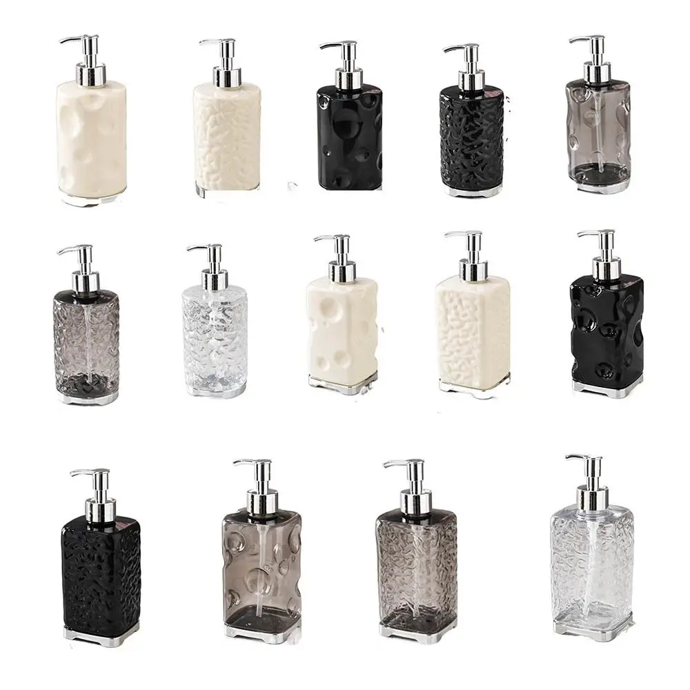 Reusable Bathroom Soap Dispenser Press Type Clear Wash Dispenser Bottle Empty Refillable Hand Pump Dispenser Liquid Container view 6