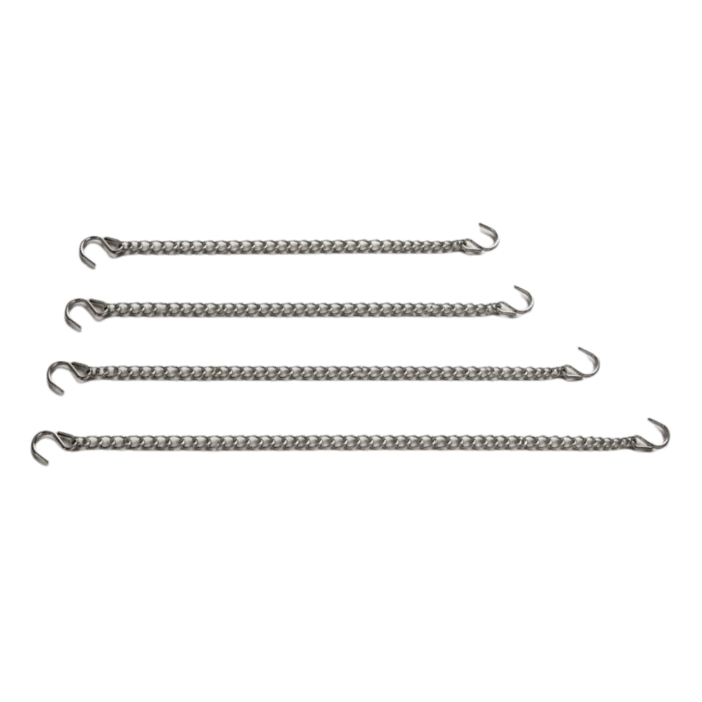 Metal Hanging Chain Strong Bearing Capacity Strengthened Metal Hanging Chain Hooks S-Hook Hanging Chain Set Flowerpot