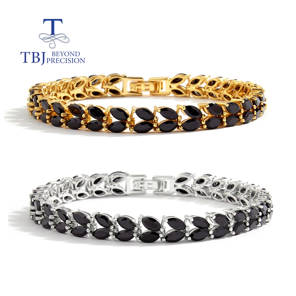 2026 Light luxury Black spinel fashion bracelet 925 sterling Silver women's Black Friday gift daily wear