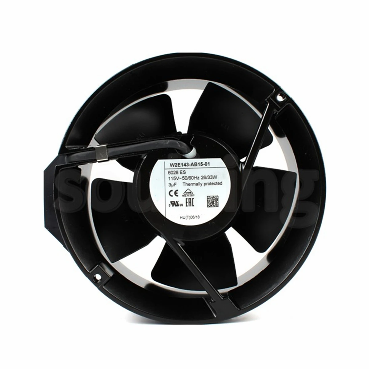 

Cooling Fan W2E143-AA15-01 AC 115V 24/26W 3300RPM 17cm 17251 172x172x51mm