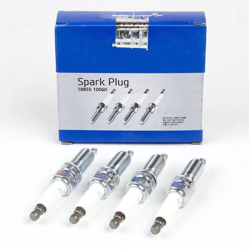 

NBJKATO Brand New Genuine 4PCS/Set Spark Plugs 18855-10060 For Kia Soul Hyundai Veloster