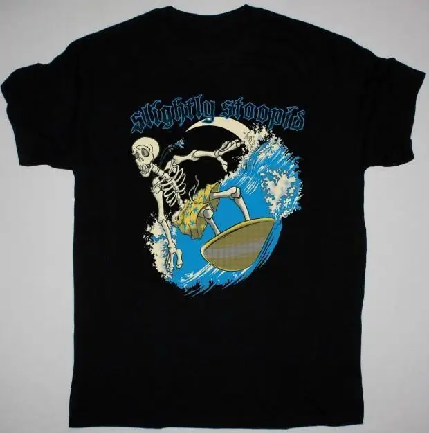 Slightly Stoopid Surfing Skeleton Cotton shirt for fan graphic shirt, Size S-5XL