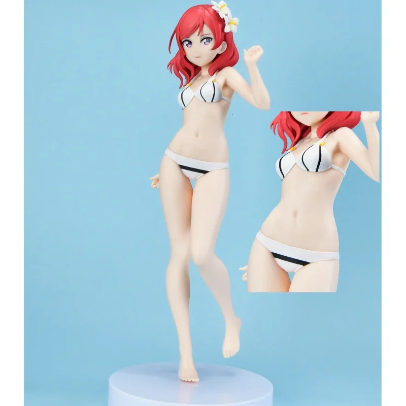 In Stock Original Bandai BANPRESTO EXQ Maki Nishikino SUMMER Ver.Action Figure Animation Toy Gift Model Collector Anime Hobby