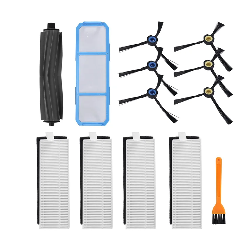 【Must-Haves】2X для Silvercrest SSR1 SSRA1 Ilife A9S A9 A7 робот-пылесос основная щетка боковая щетка HEPA фильтр Замена деталей