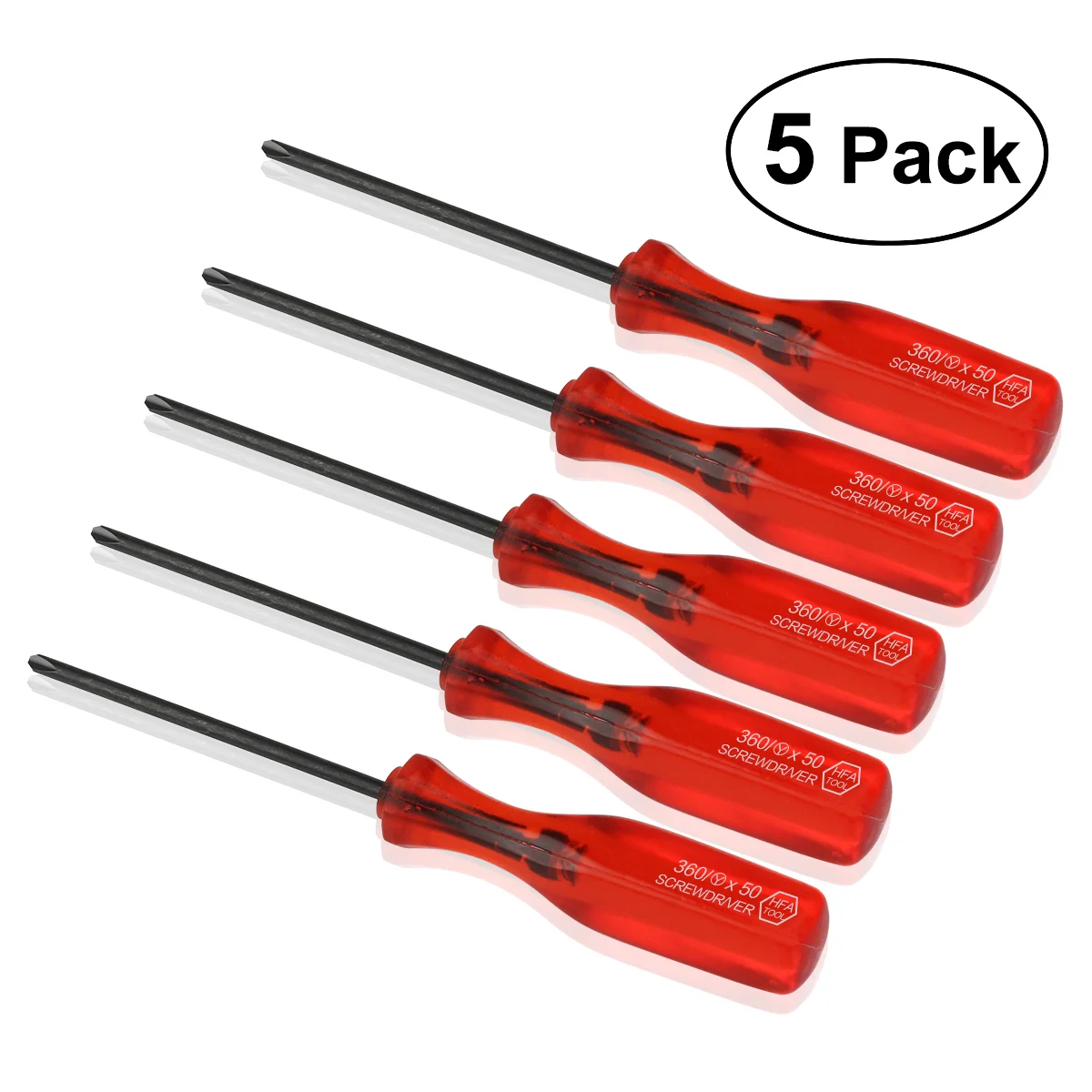 

FOXNOVO 5pcs Triwing Trigram Y-Tip Screwdrivers Screw Drivers for /DS /DS / (Red) Triwing screwdriver