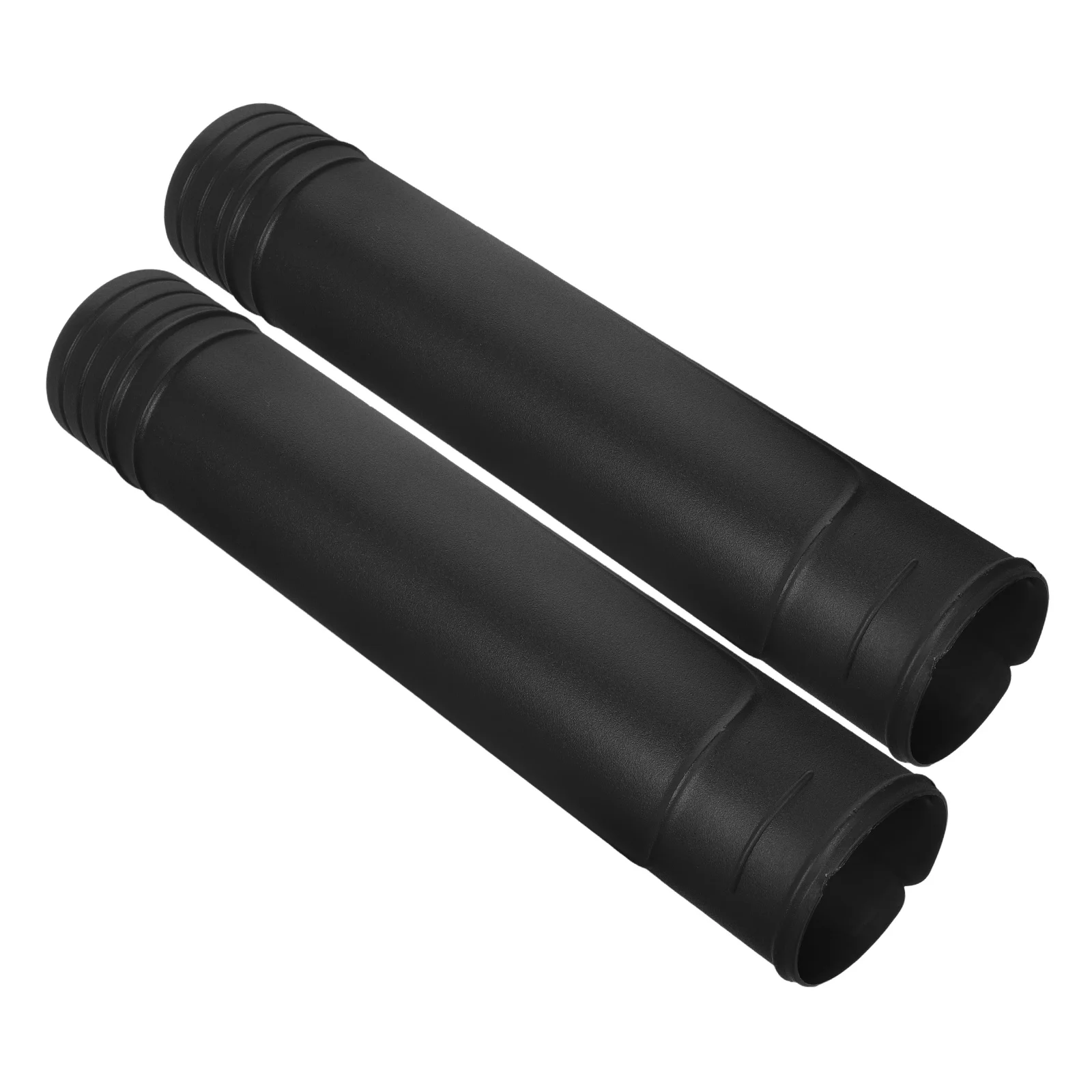 

Front Fork Protective Cover Dirt Bike Sleeve Frosted Black Plastic Guard Protector