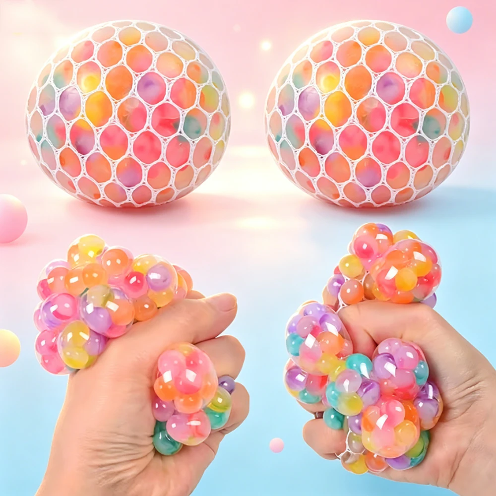 100+ Random Styles Squishy Surprise Blind Box, Kawaii Stress Relief Squeeze Fidget Toys, Assorted Novelty Sensory Desk Gift view 2