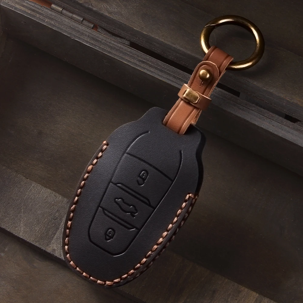 Car Key Case For Peugeot 207 3008 208 308 2008 307 508 5008 407 301 206 Citroen c1 c2 c3 c4 grand picasso c5 ds 3 5 Cover