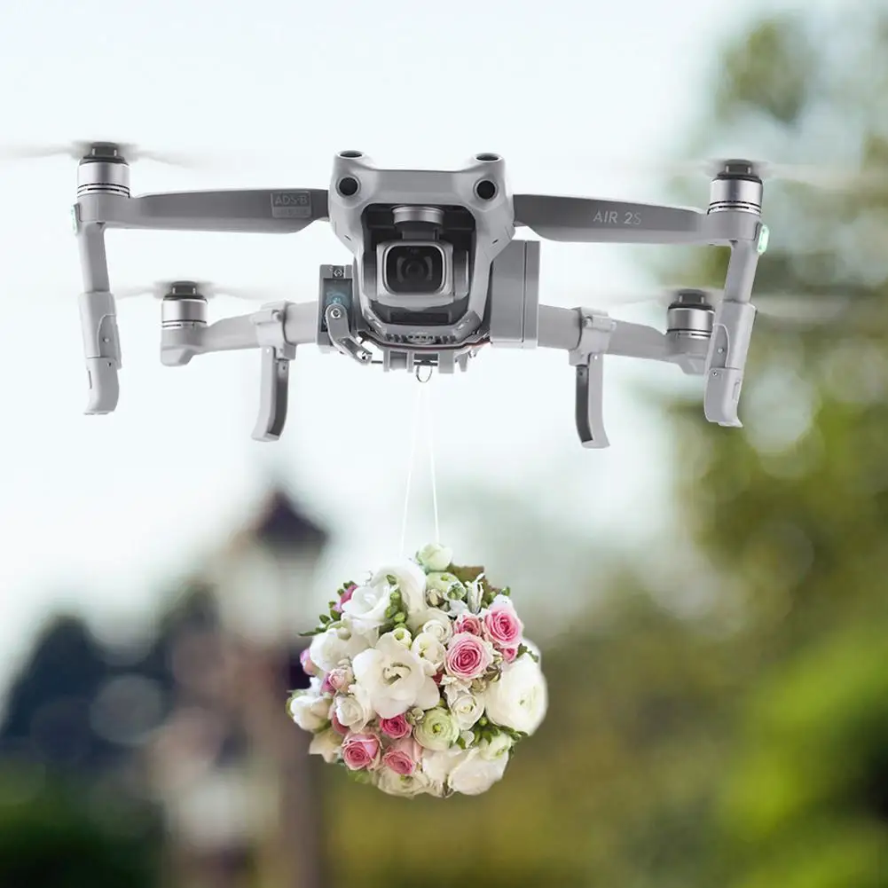 Airdrop System Drone Thrower Air Dropping Device Wedding Ring Gift Transporting Compatible For Dji   Air 2s / Air 2