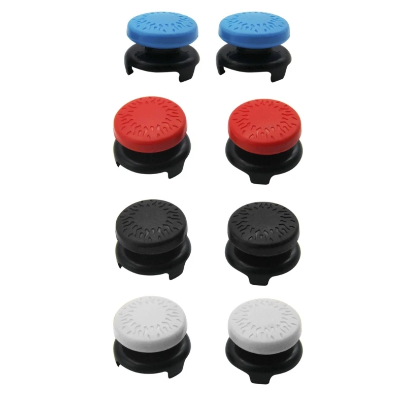 1 Pair Ergonomic Height Rise Joystick Caps Thumb Grip Cover for P5 Enhances Gaming Experience