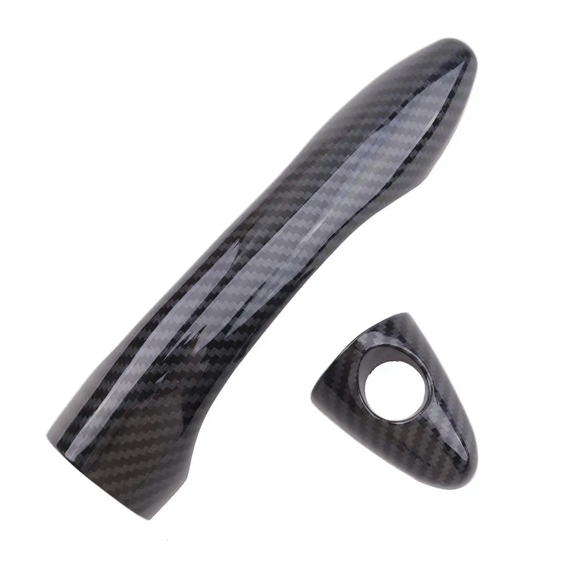 Carbon Fiber Style Side Door Handle Cover Trim Set Fit For Kia Optima K5 2011 2012 2013 2014 2015