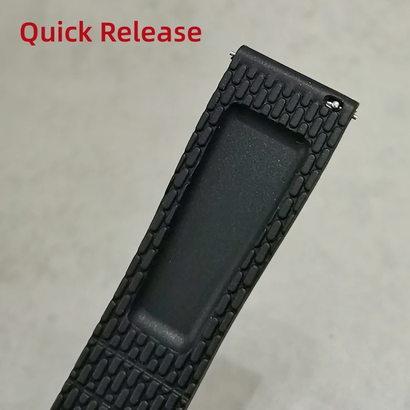 High-quality Silicone Watchband for Omega Seamaster Speedmaster Quick Release Bracelet Solid Folding Buckle Strap 20mm 22mm 24mm