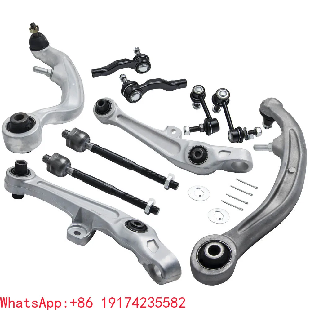 

MaXpeedingrods 10 Pcs Front Suspension & Steering Kit Control Arm for Infiniti G35 Coupe 2-Door RWD Nissan 350Z