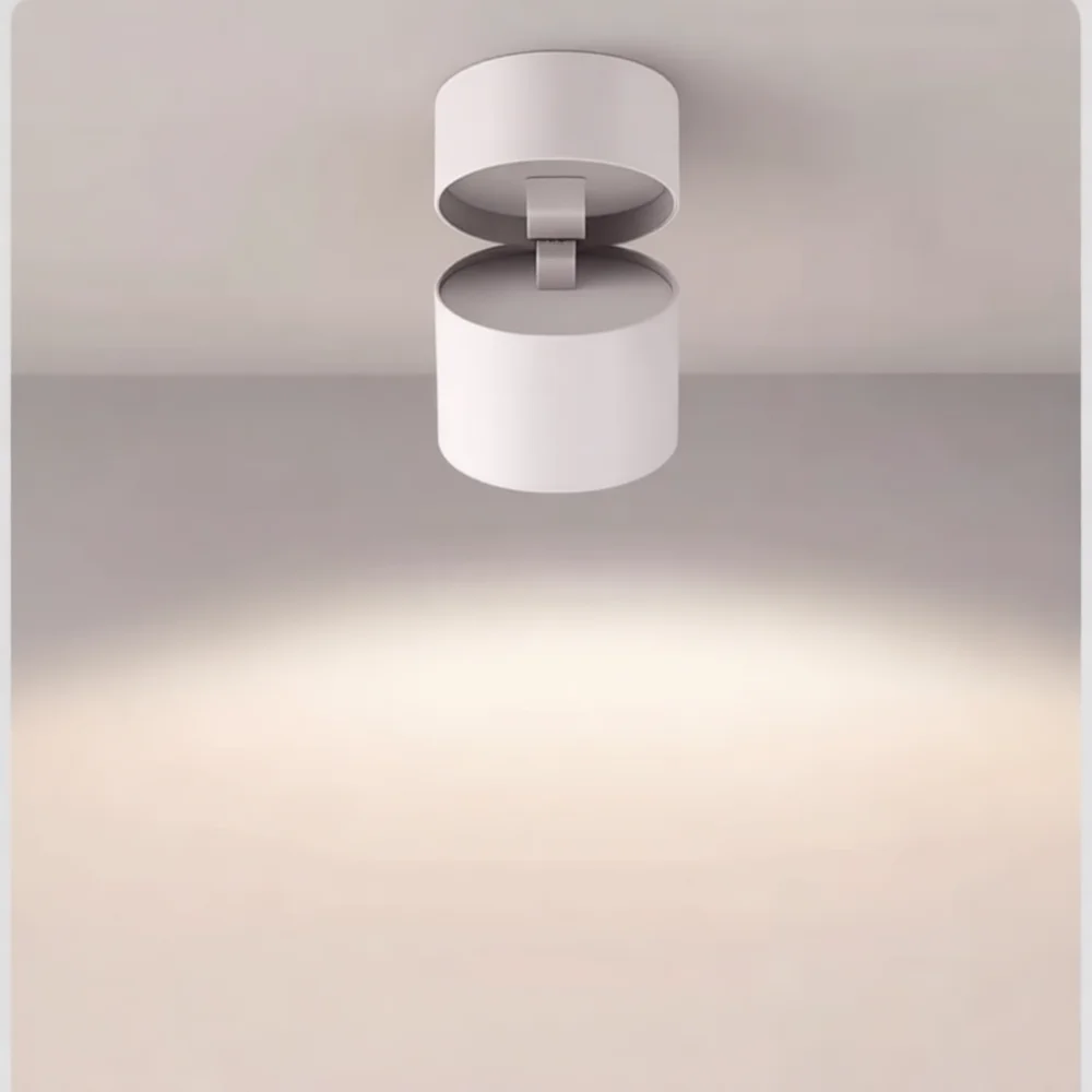 Modern Surface Mounted LED Spotlight Foldable Downlight Adjustable Beam Angle Eye Protection Lamp For Indoor Lighting