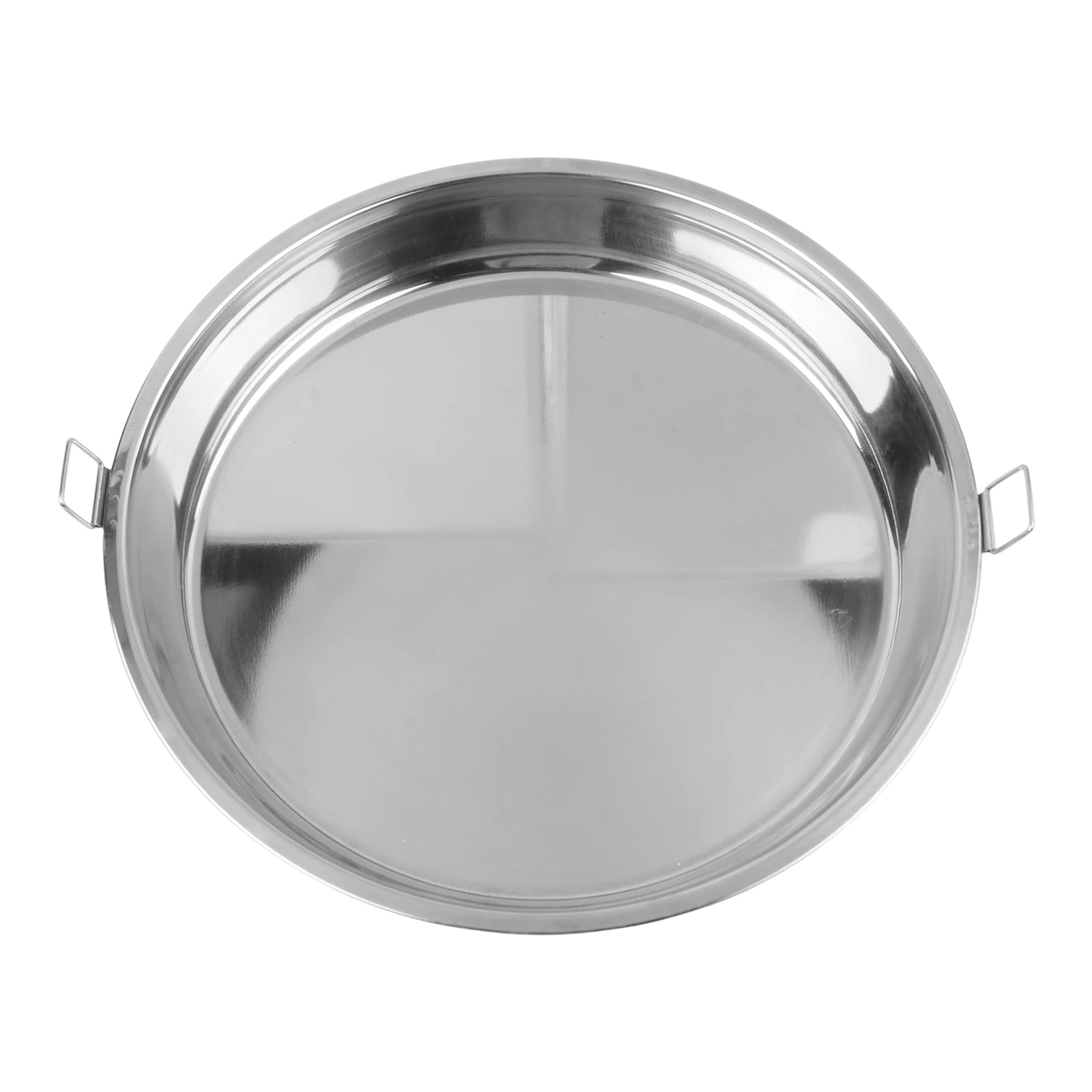 

Grill and Pizza Tray Pan Made of Stainless Steel with Handle for Easy Handling and Uniform Heat in Oven or Grill