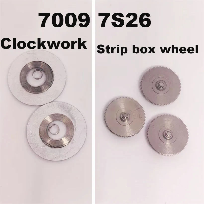 

Suitable For 7S26 7009 Movement Original Disassemble Clockwork Spring Strip Box Wheel(including mainspring) Watch Accessories