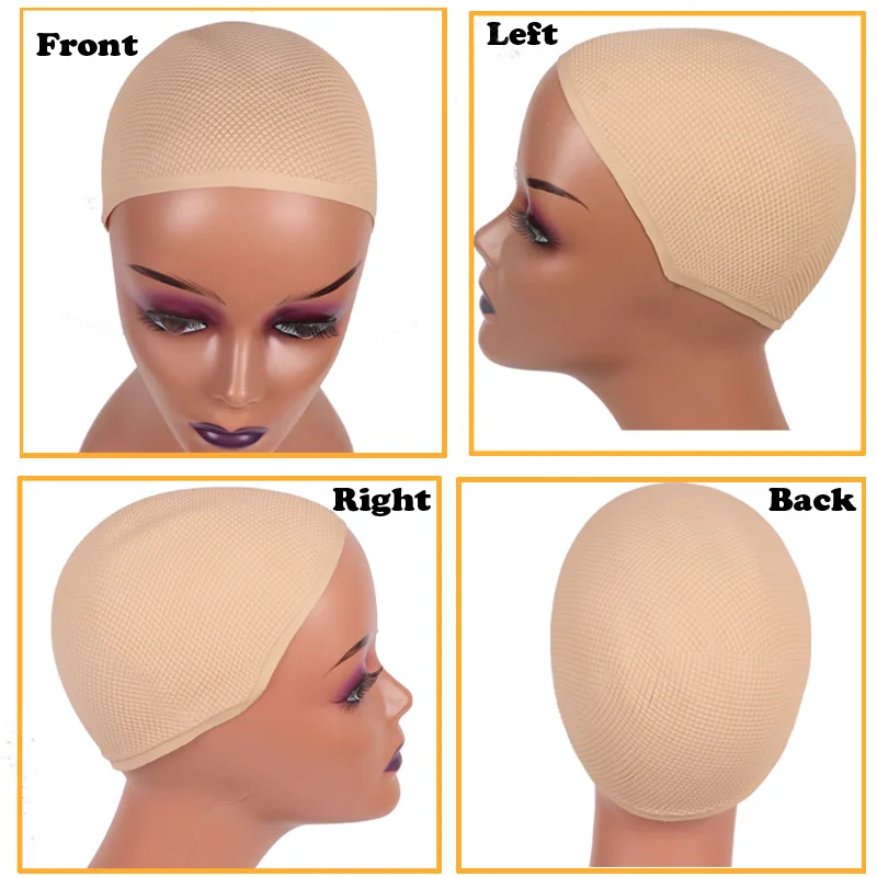 Plussign New Silicone Cap For Display Wigs On Mannequin Head Silicone Hair Caps With Anti-Slip Particles Wig Display Tools