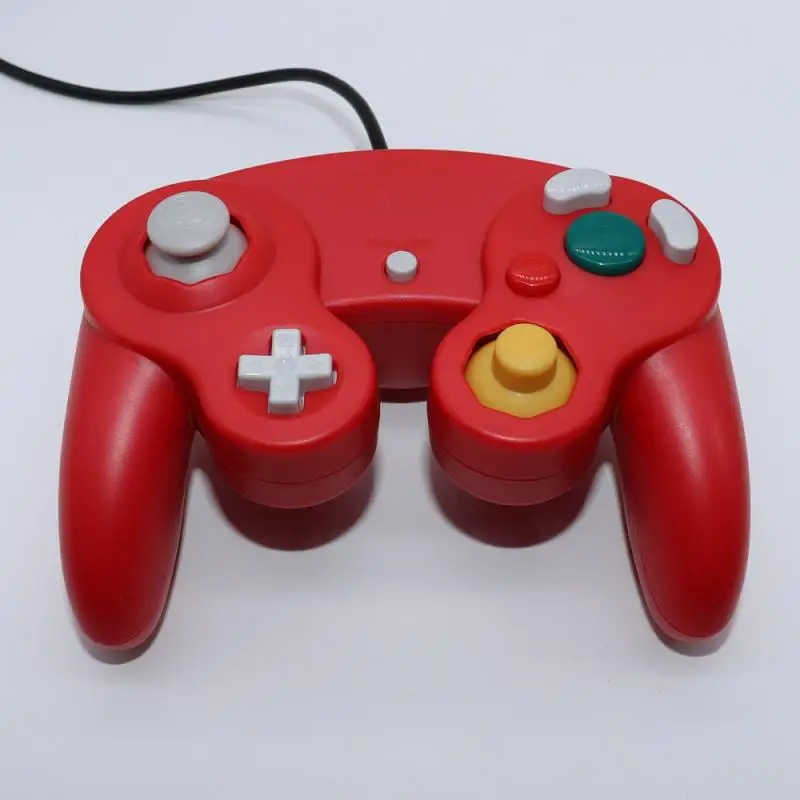 1-delig voor NGC-gameconsole DIY-accessoires Gamecontroller voor GameCube NGC Bedrade gamepad-joystick met enkele knop