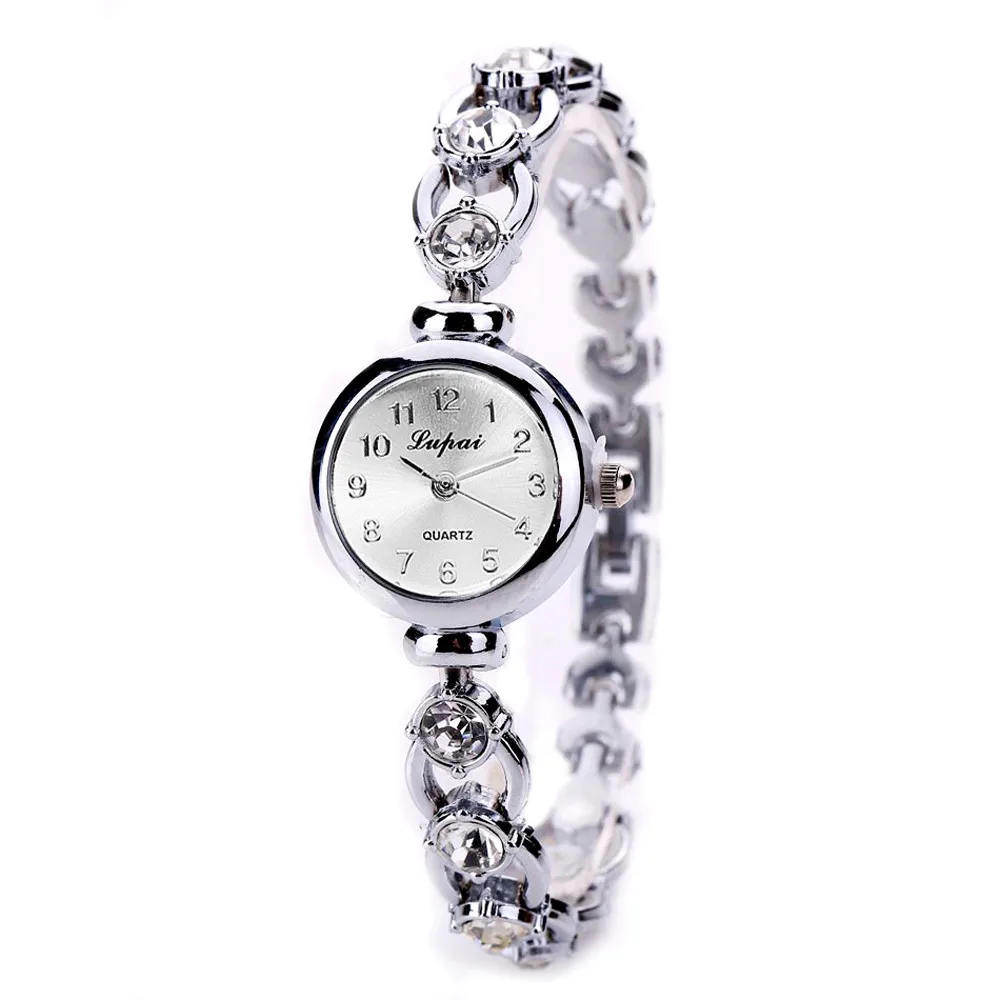 Luxe Horloge Voor Vrouwen Gouden Strass Armband Een Polshorloge Meisje Jurk Vrouw Mode Klassiek Horloge Reloj De Mujer