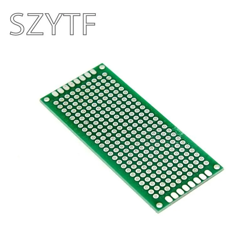 5pcs/bag Two-sided  HASL 3 * 7CM Breadboard /  Thick 1.6MM Glass Material 2.54mm Universal Plate