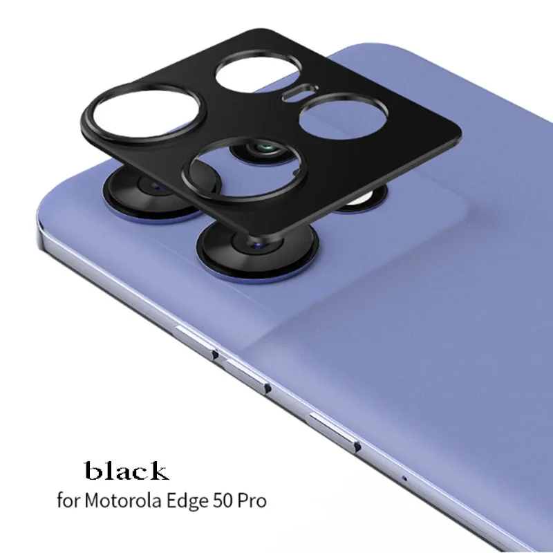 Film de protection d'objectif en métal pour téléphone portable, adapté pour Motorola, Moto Edge50Pro