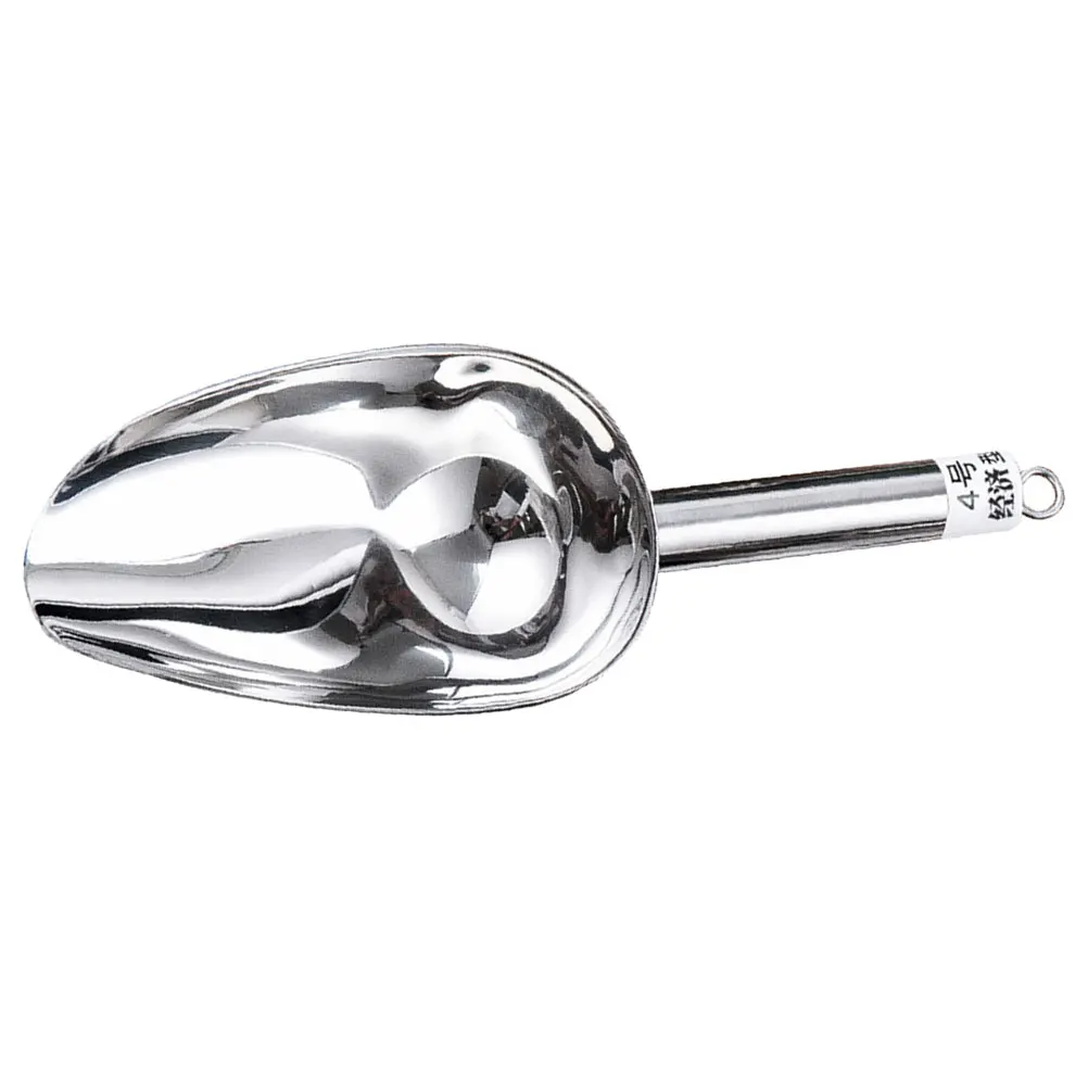 

Stainless Steel Ice Shovel 11 Inch Thick 08mm Perfect for Kitchen Bar Restaurant Crushed Ice Nuts Beans Flour Scoop
