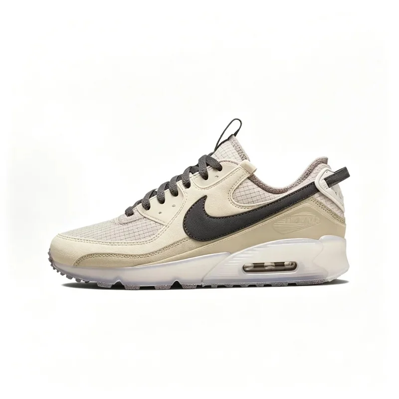 Nike Air Max 90 Terrascape 'Rattan' Unisex Khaki Retro Sneakers, Breathable Air Cushion Low-Top Running Shoes DH4677-200