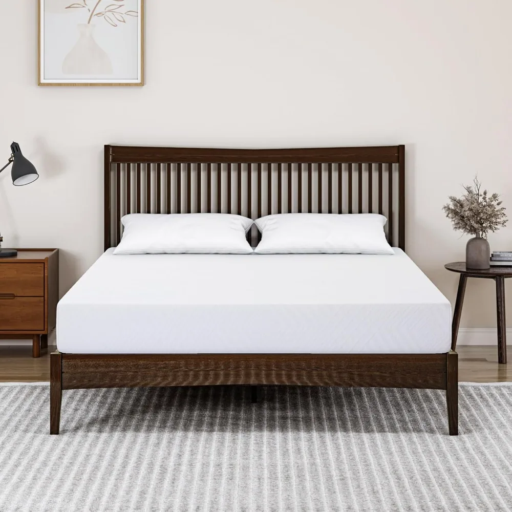 Matelas en Mousse à Mémoire de Forme pour Enfant, Lit de Jour Individuel, Couchette, Thé Vert, Taille Unique, Moyen, Optimiste