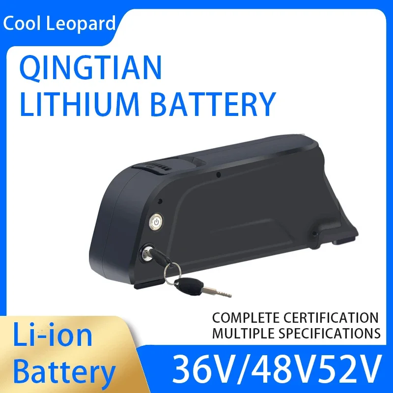 

36V 48V 52V 10Ah rechargeable lithium battery is used to replace 18650 lithium battery for Qingtian electric mountain bike